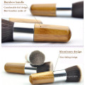 Single Short Bamboo Handle Makeup Brush Foundation Brush